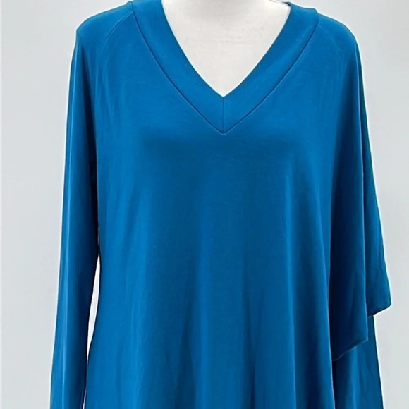 Soft Surroundings Madeline Tunic in Mykonos Blue - NEW - Size Small - Picture 3 of 8